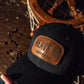 Leather Patch Hats // Trucker // Black